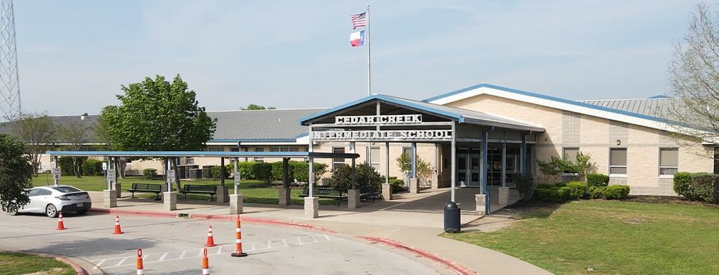 Exterior of Cedar Creek Intermediate School